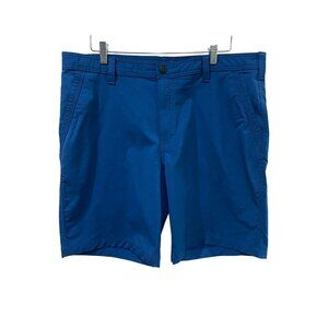G.H. Bass & Co. Mens Blue Casual Chino Shorts 38W X 10L Polyester/Elastane Blend